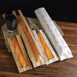 Bread bags for window opening with sticks